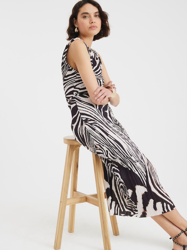 River Island Shoulder Trim Midi Dress - Imagen 2 de 4