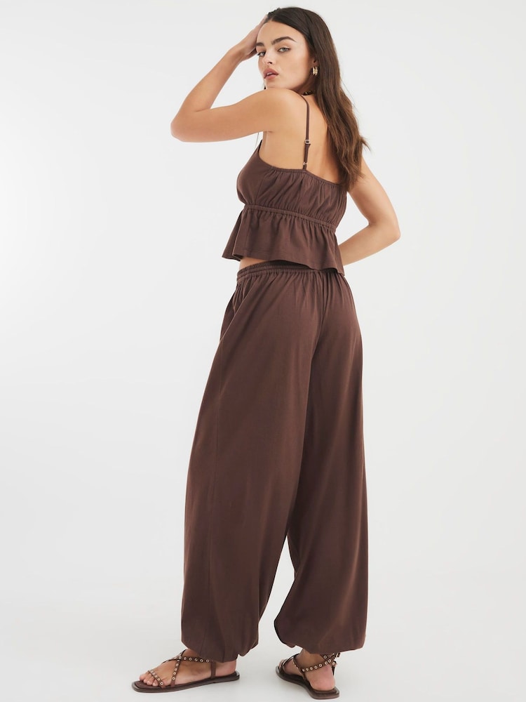 River Island Balloon Trousers and Cami 100% Cotton Pyjamas Set - صورة 2 من 4
