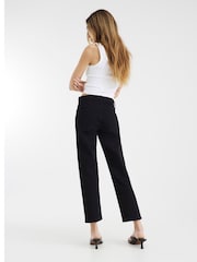 River Island Black Slim Fit Crop Jeans - Image 3 of 4
