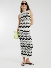 River Island Black Chevron Vest - Image 1 of 4