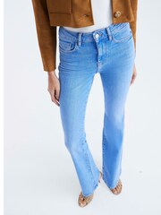 Calça jeans bootcut River Island de cintura média - Imagem 4 de 4