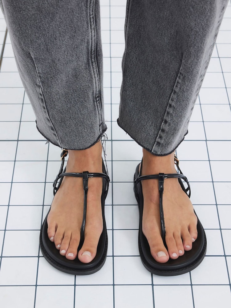 River Island Toe Thong Sandals - Imagem 1 de 6