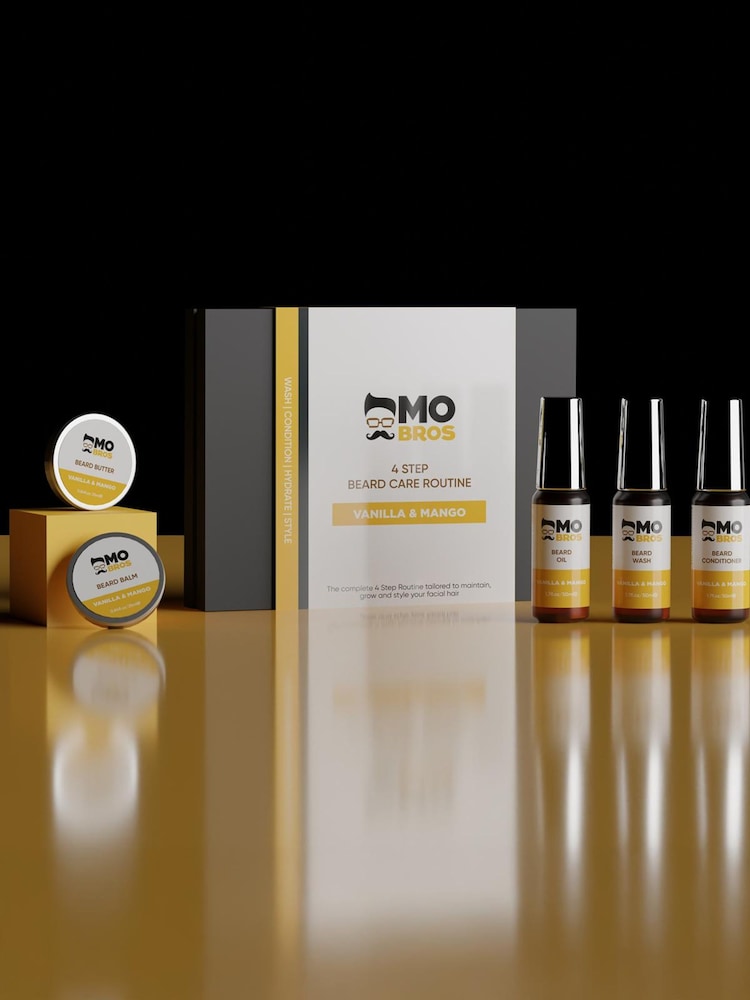 Mo Bros 4 Step Vanilla & Mango Beard Care Kit - Image 2 of 5