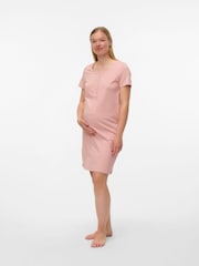 Розовый - Mamalicious ночная рубашка для беременных с функцией кормления - Image 3 of 5