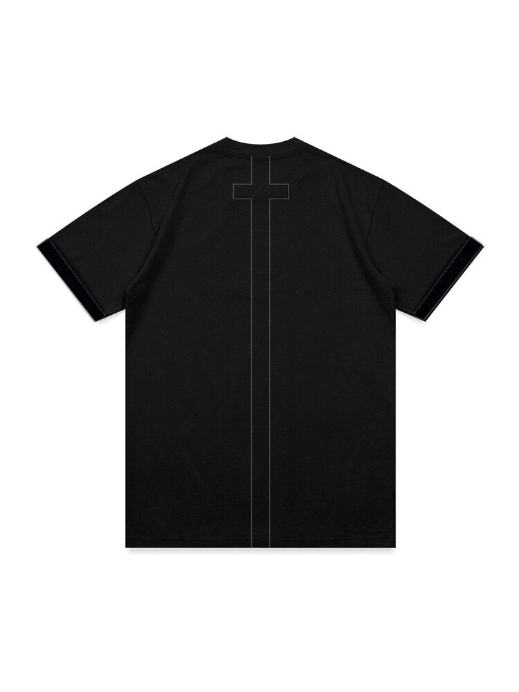 Religion Black Essential Cuff 100% Cotton T-Shirts 2 Pack - Image 2 of 3