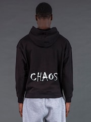 Religion Embroidered Chaos 100% Cotton Hoodie - Imagen 1 de 2