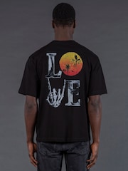 Religion Black Love 100% Cotton T-Shirt - Image 1 of 3
