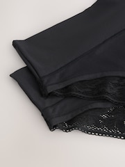 Noir - Ultimate Comfort Lace Trim Modal Knickers 2 Pack - Image 11 de 11