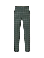 Skopes Dark grey Tailored Fit Parker Check Suit Trousers - Image 3 of 4
