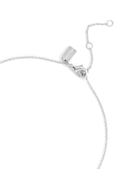 COACH Gold Tone Signature Safety Pin Rondelle Pendant Necklace - Image 4 of 4