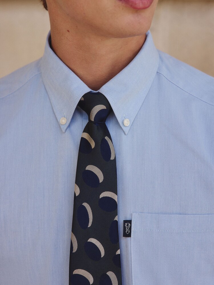 Green Retro Patterned Tie - Image 5 of 5