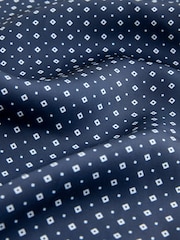 Navy Printed Scarf - Image 6 of 6