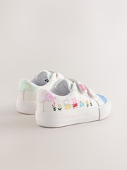 White Standard Fit (F) Peppa Pig Chunky Trainers with Touch Fastening - Image 7 of 8