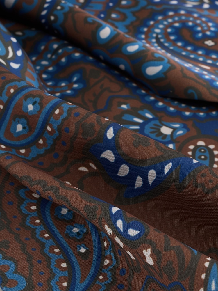 Brown Printed Scarf - Image 3 of 3
