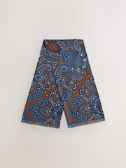 Brown Printed Scarf - Image 4 of 6