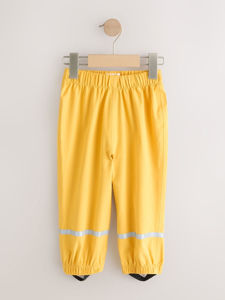 Yellow Waterproof Trousers (9mths-10yrs) - Image 1 of 4