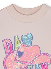 Billieblush Pink Western Cowgirl Glitter Graphic Sweatshirt - Image 5 of 5