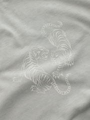 Blau/Grün/Rosa - T-Shirts mit Grafikprint im 3er-Pack - Bild 12 von 14