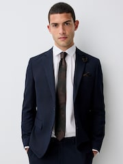 Burgundy Red Tie and Pocket Square Set - Image 1 of 4