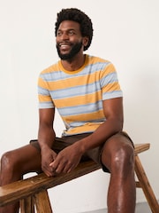 FatFace Orange Stripe T-Shirt - Image 3 of 5