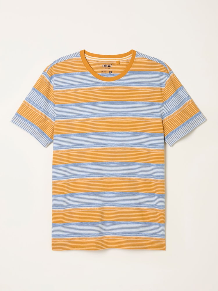 FatFace Orange Stripe T-Shirt - Image 5 of 5 FatFace Orange Stripe T-Shirt - Image 5 of 5