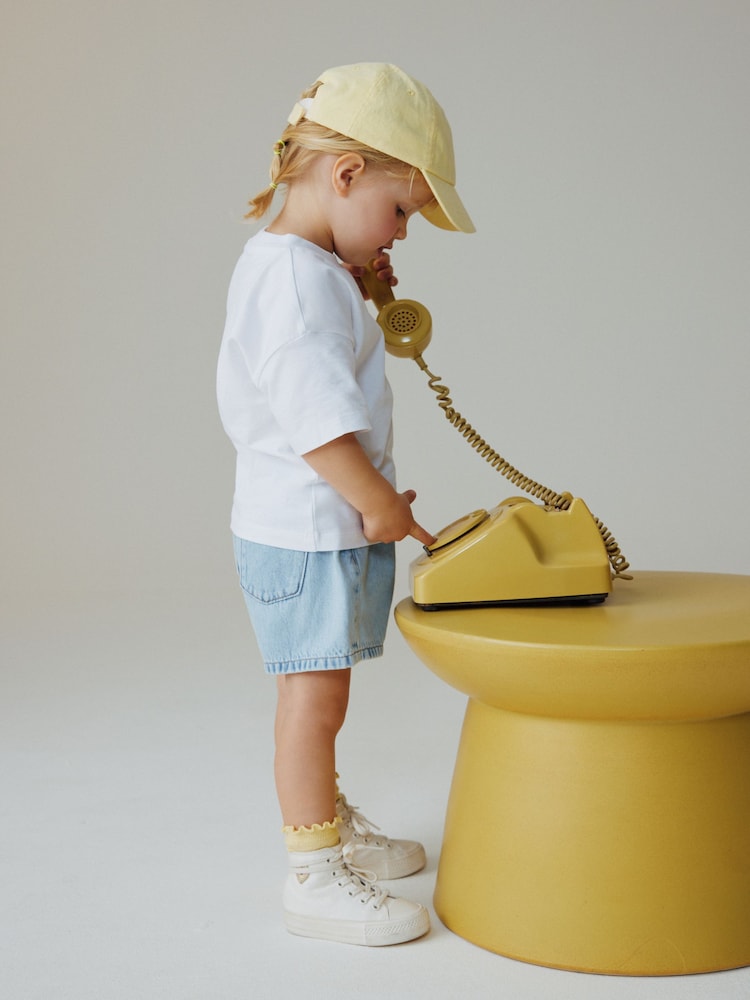 Light Blue Pull On Denim Shorts (3mths-10yrs) - Image 2 of 4
