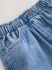 मध्य नीलो - पुल अन डेनिम सर्टहरू (3महिना-10वर्ष) - 7मध्ये 7 तस्बिर