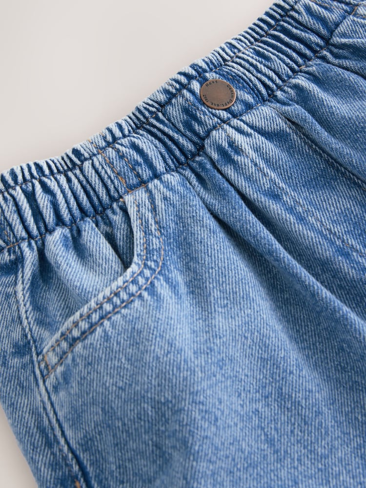 मध्य नीलो - पुल अन डेनिम सर्टहरू (3महिना-10वर्ष) - 7मध्ये 7 तस्बिर