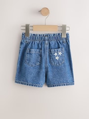 Mid Blue Denim Fruit Character Pullon Shorts (3mths-7yrs) - Image 2 of 4