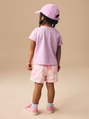 Pink Graffiti Print - Pullon Shorts (3mths-7yrs) - Imaginea 3 din 8