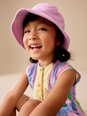 Rainbow Stripe Sleeveless Playsuit (3mths-7yrs) - Image 4 of 8