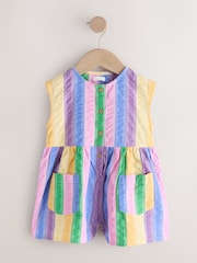 Rainbow Stripe Sleeveless Playsuit (3mths-7yrs) - Image 5 of 8