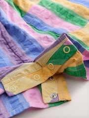 Rainbow Stripe Sleeveless Playsuit (3mths-7yrs) - Image 7 of 8