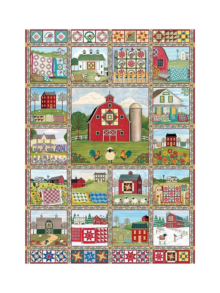 Cheatwell Games Quilt Country 1000 Piece Puzzle - Image 1 of 2