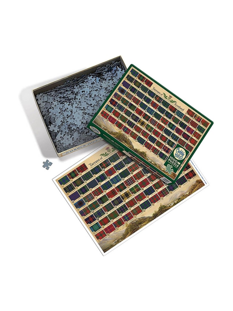 Cheatwell Games 1000 Piece Puzzle Tartans of Scotland - Image 1 of 2