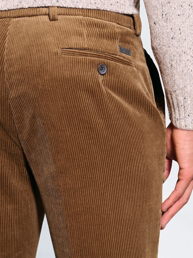 Brook Taverner Brown 8W Corduroy Trousers - Image 3 of 3