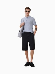 أزرق فاتح - قميص بولو ميرينو Mode من AllSaints​​​​​​​ - صورة 2 من 6