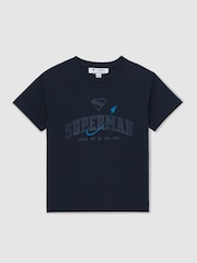 Reiss | Superman Raglan Logo T-Shirt - Image 2 of 4
