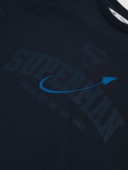 Reiss | Superman Raglan Logo T-Shirt - Image 4 of 4