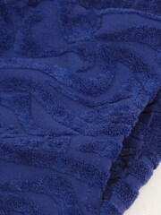 Reiss Bright Blue Marko 9-13 yrs SmileyWorld | Reiss Wave Texture Shorts - Image 4 of 4