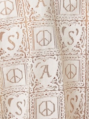 AllSaints White Netley Short Sleeve Shirt - Image 8 of 8