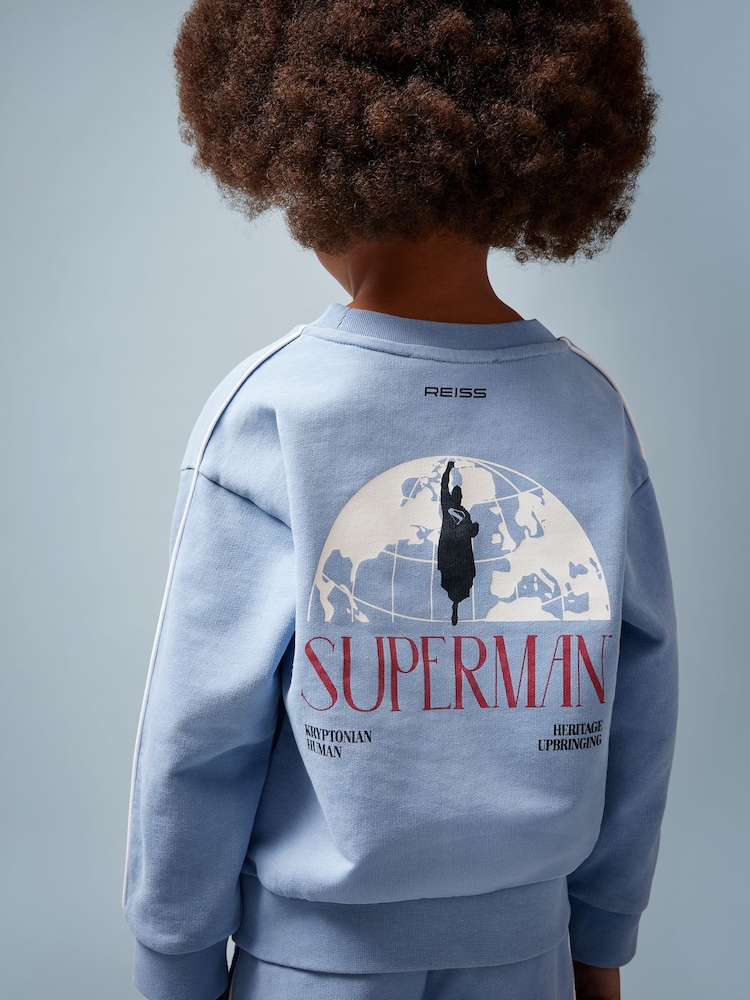 Reiss | Superman Logo Print Sweatshirt - Image 1 of 5