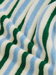 Reiss Green/Blue/White Felipe 9-13 yrs SmileyWorld Hooded Towel - Image 6 of 6