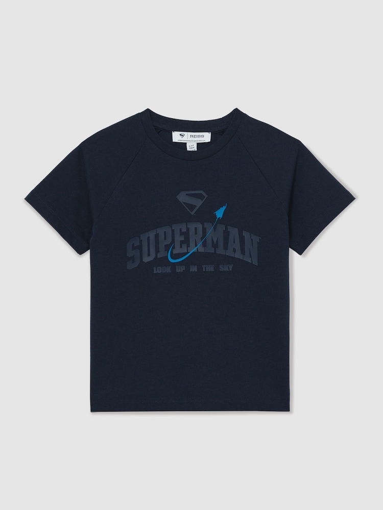 Reiss | Superman Raglan Logo T-Shirt - Image 1 of 4