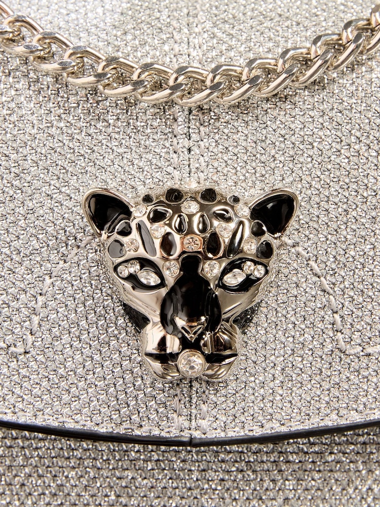 Lipsy Silver Small Chain Shoulder Bag - Image 2 of 2