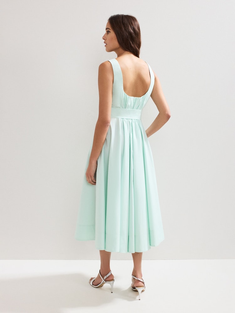Phase Eight Green Melinda Midi Dress - Image 2 of 7