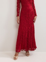 Phase Eight Red Phoenix Maxi Dress - Image 5 of 7