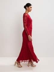 Phase Eight Red Phoenix Maxi Dress - Image 6 of 7