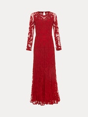 Phase Eight Red Phoenix Maxi Dress - Image 7 of 7