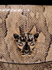 Lipsy Snake Print Small Chain Shoulder Bag - Image 4 of 6